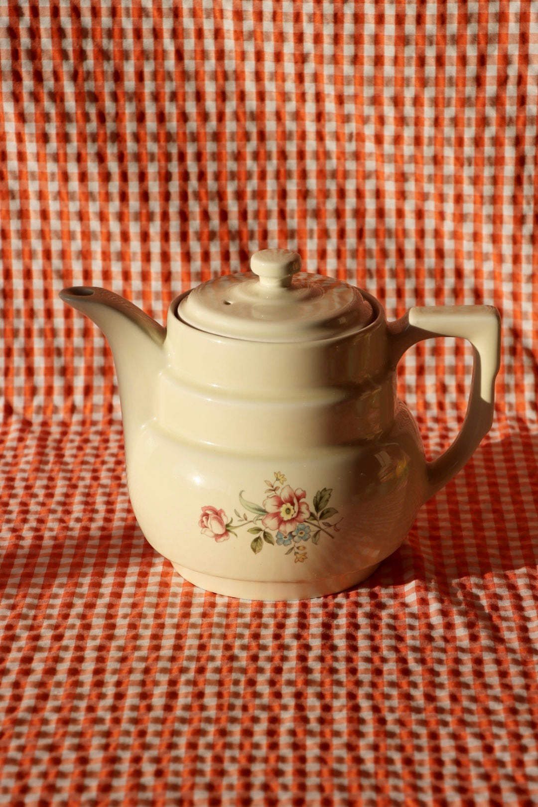 Tiered Floral Tea Pot