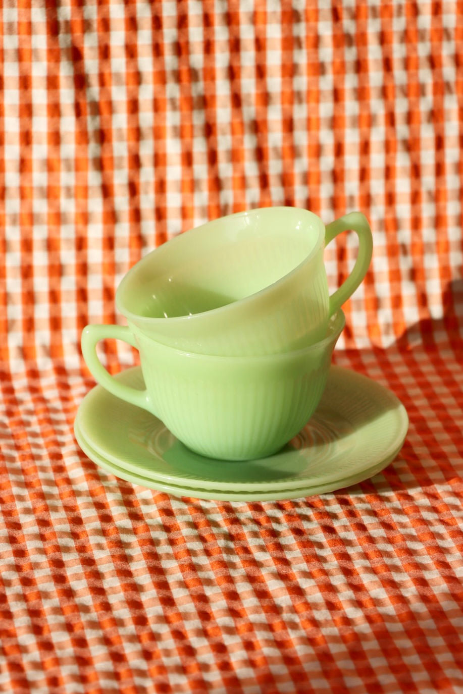 Jade Cup & Saucer Set