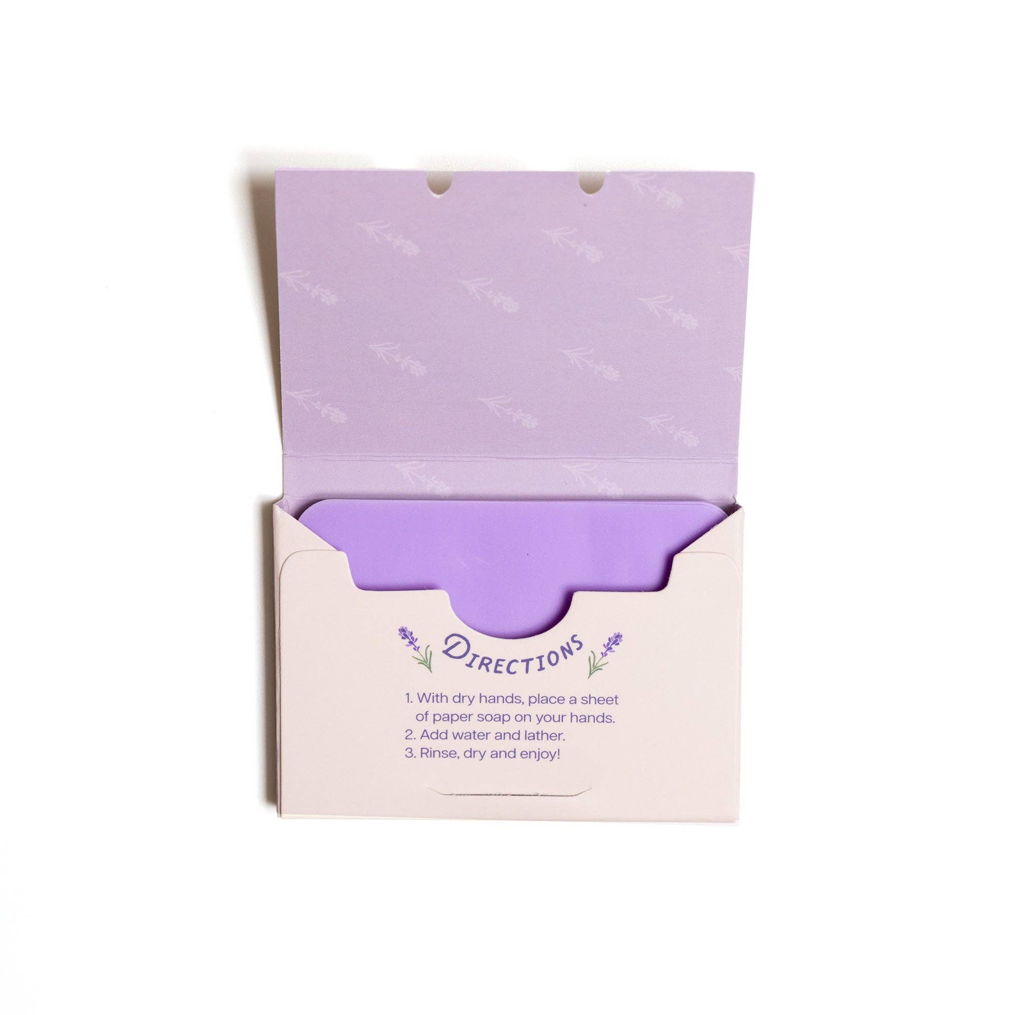 Travel Size Paper Soap – Lavender