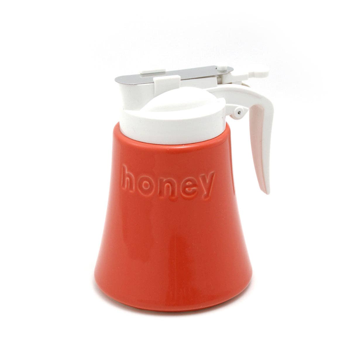 Ceramic Honey Dispenser in Carrot
