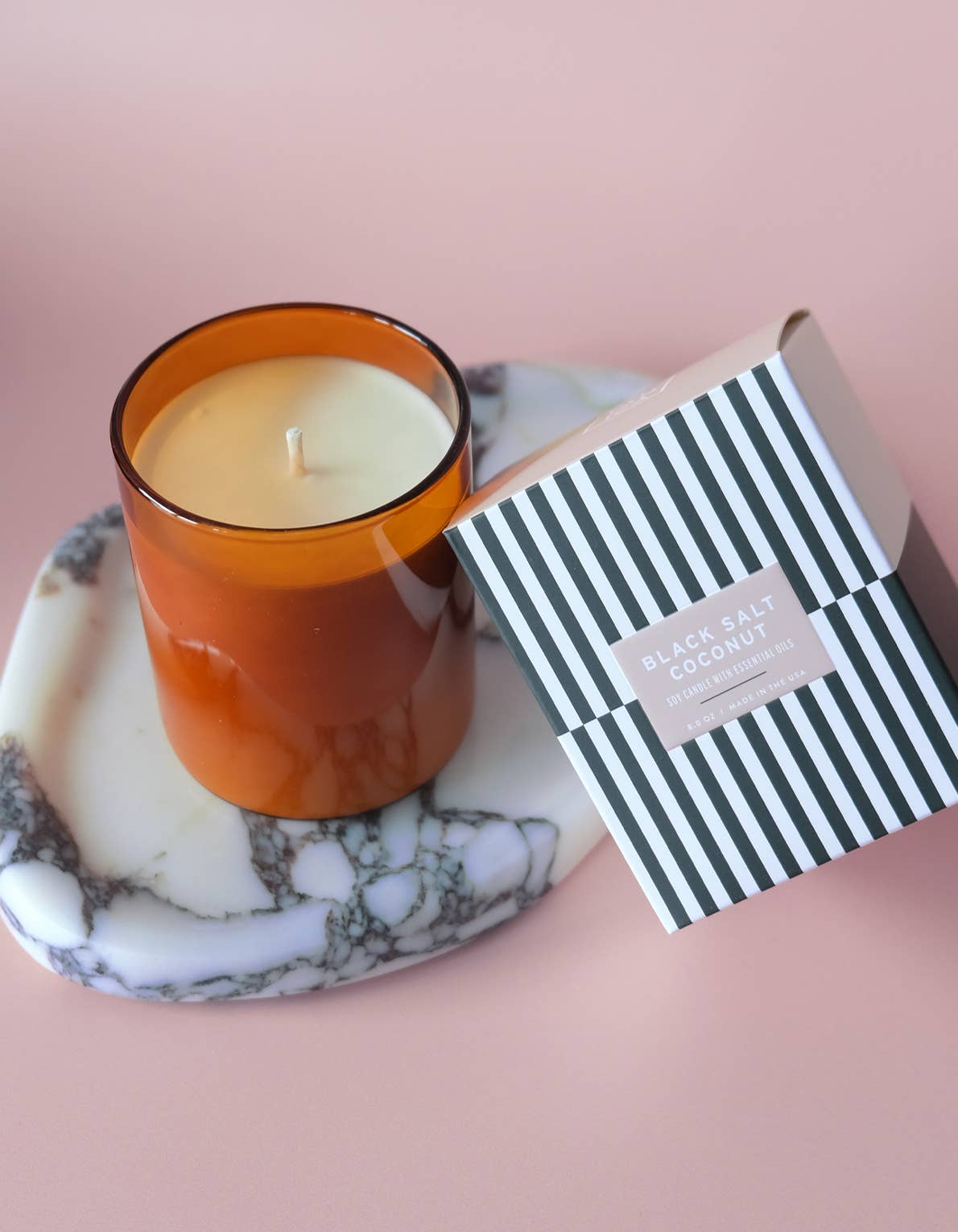 Black Salt + Coconut Essentials Candle