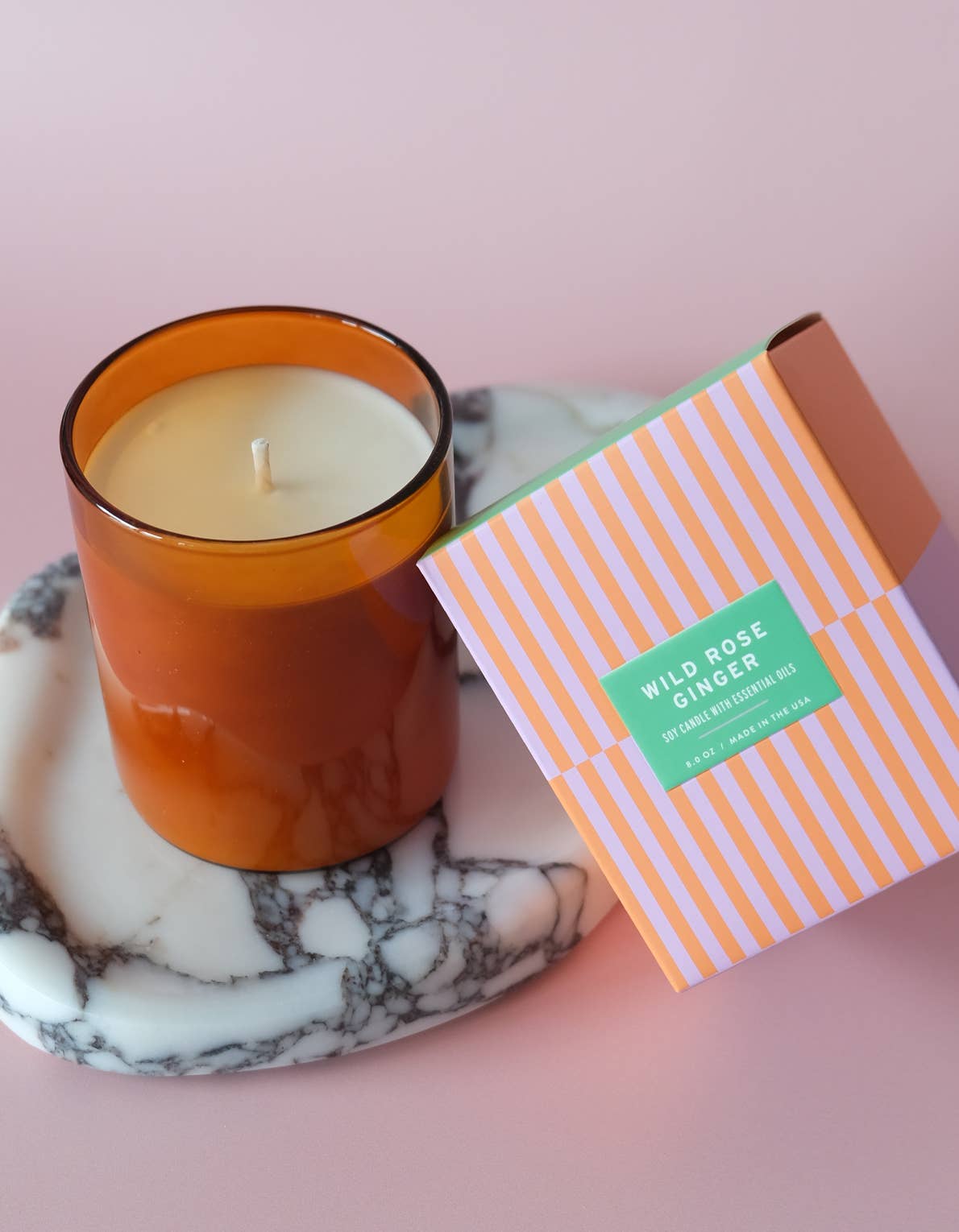 Wild Rose + Ginger Essentials Candle