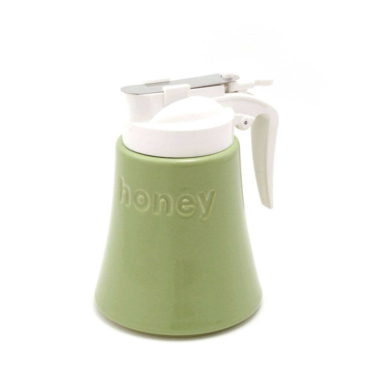 Ceramic Honey Dispenser in Artichoke