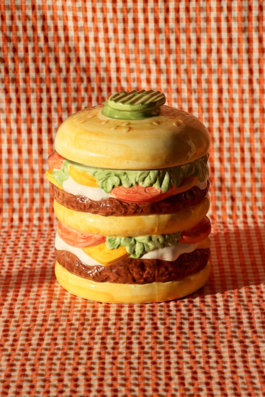 Hamburger Cookie Jar