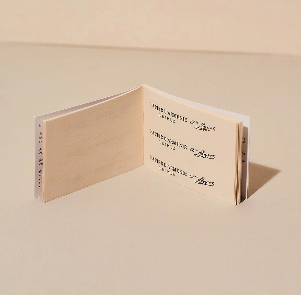 Papier d'Armenie "LA ROSE" Incense Booklet